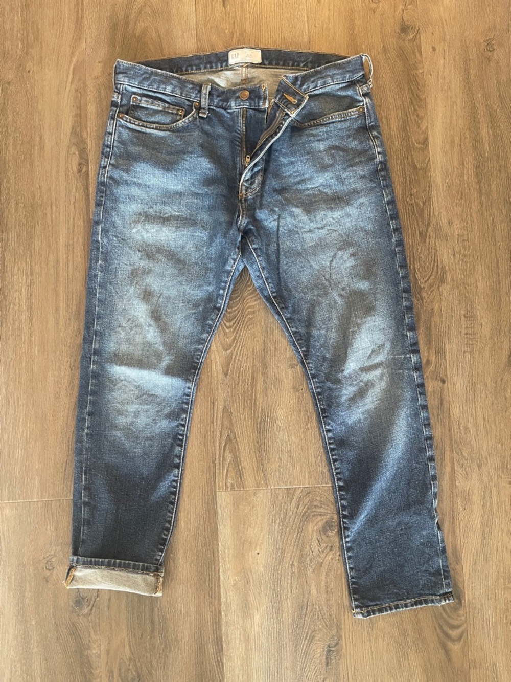 GAP Slim Men's Jeans in Faded Blue Denim